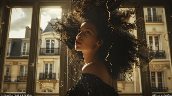Boucles sublimées avec la mousse coiffante shandrani