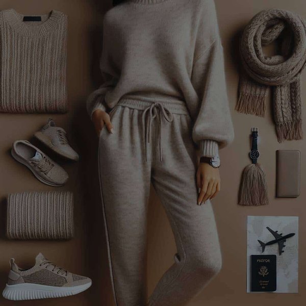 Comment rester stylée avec une tenue confortable lors d'un vol international ?