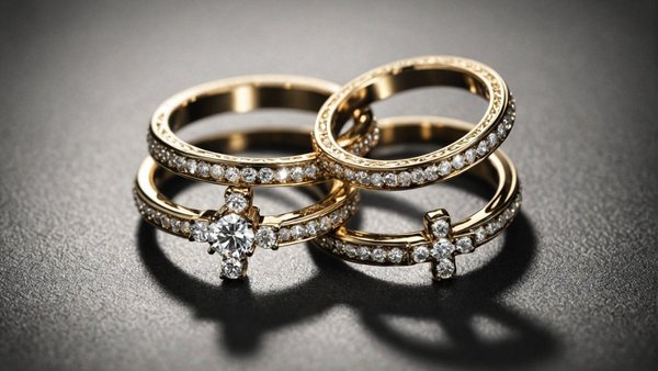 Découvrez l'élégance des bagues croisées de croix etincelante